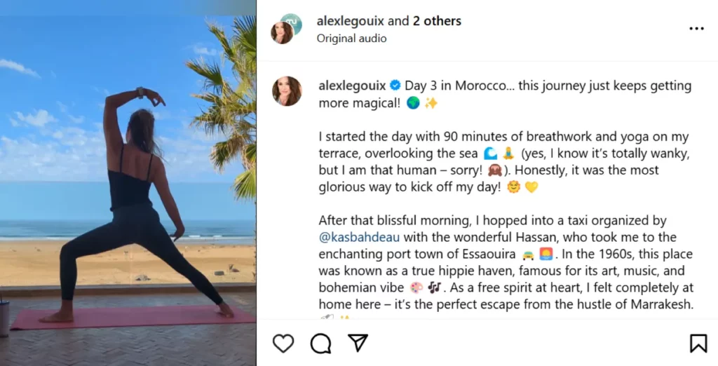 Alex Legouix travel influencer